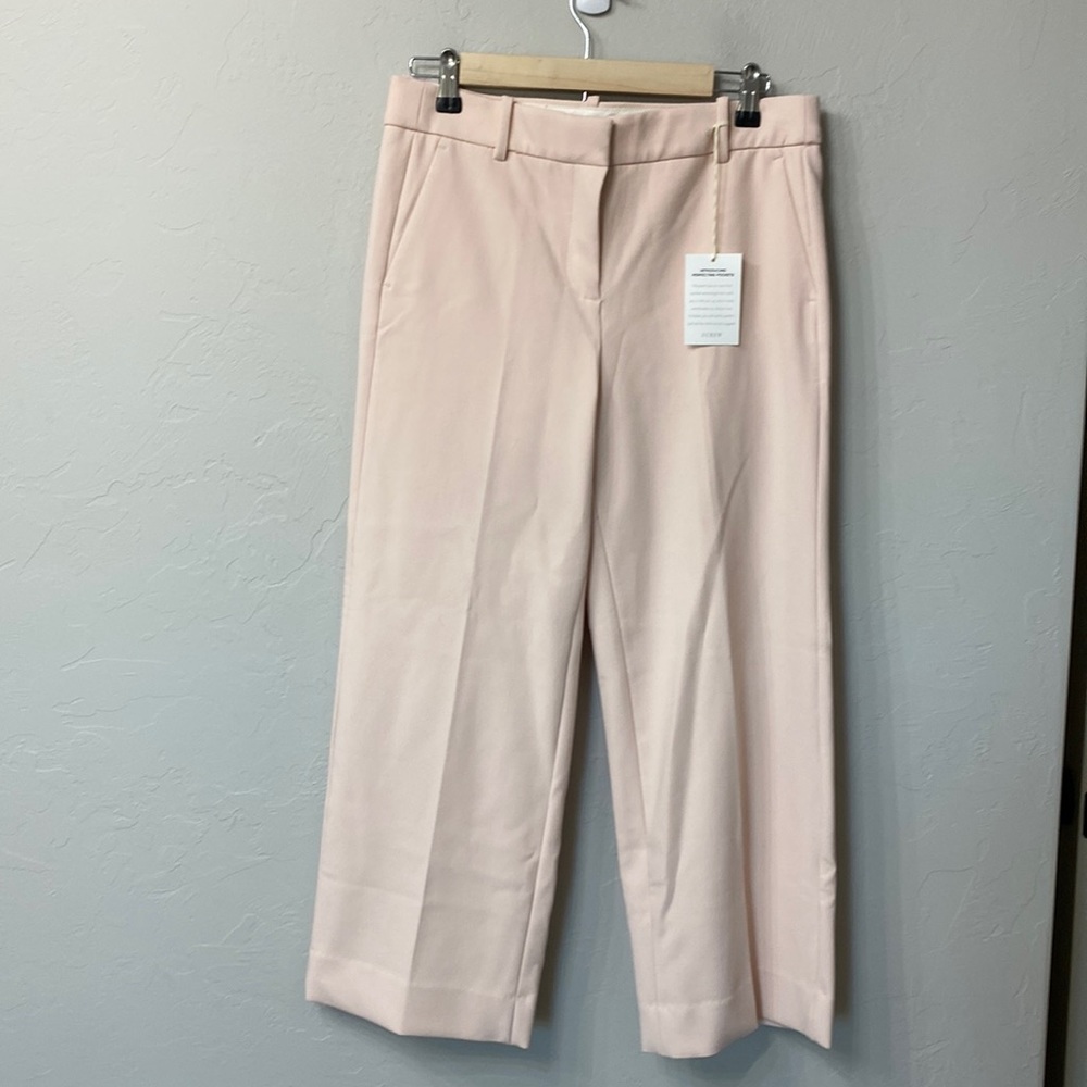 J.Crew 365 perfecting pocket crop pants NWT.Pink